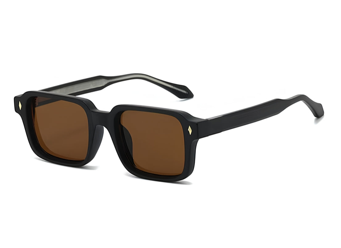 Sigma - Black Matte Frame - Brown Lens