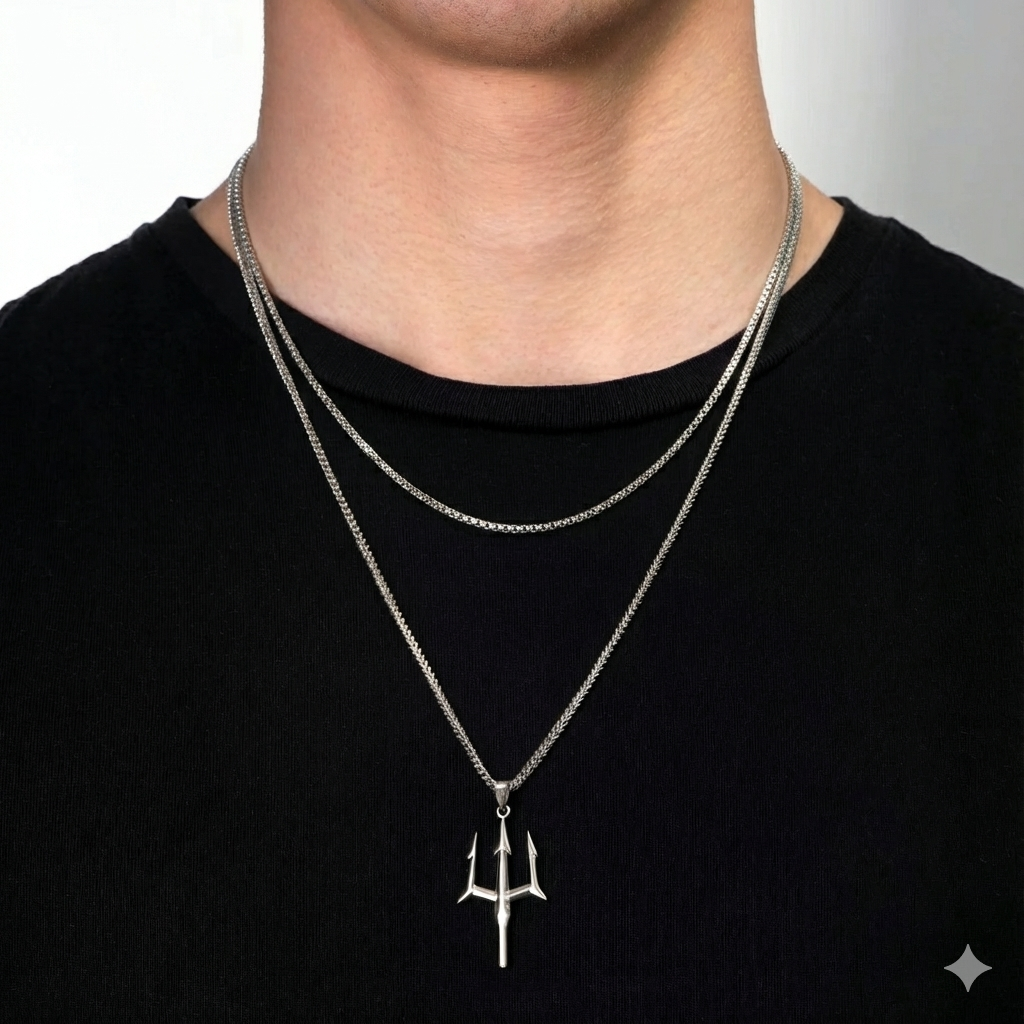 PO$IDEN Necklace - Stainless - Set of 2 PCS