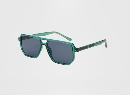 The Skyline - Crystal Turquoise Frame - Dark Grey Lens - 2025