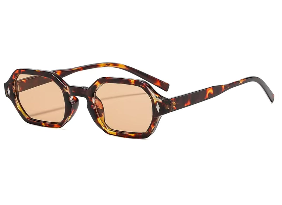 Trace - Tiger Print Frame - Champagne Lens