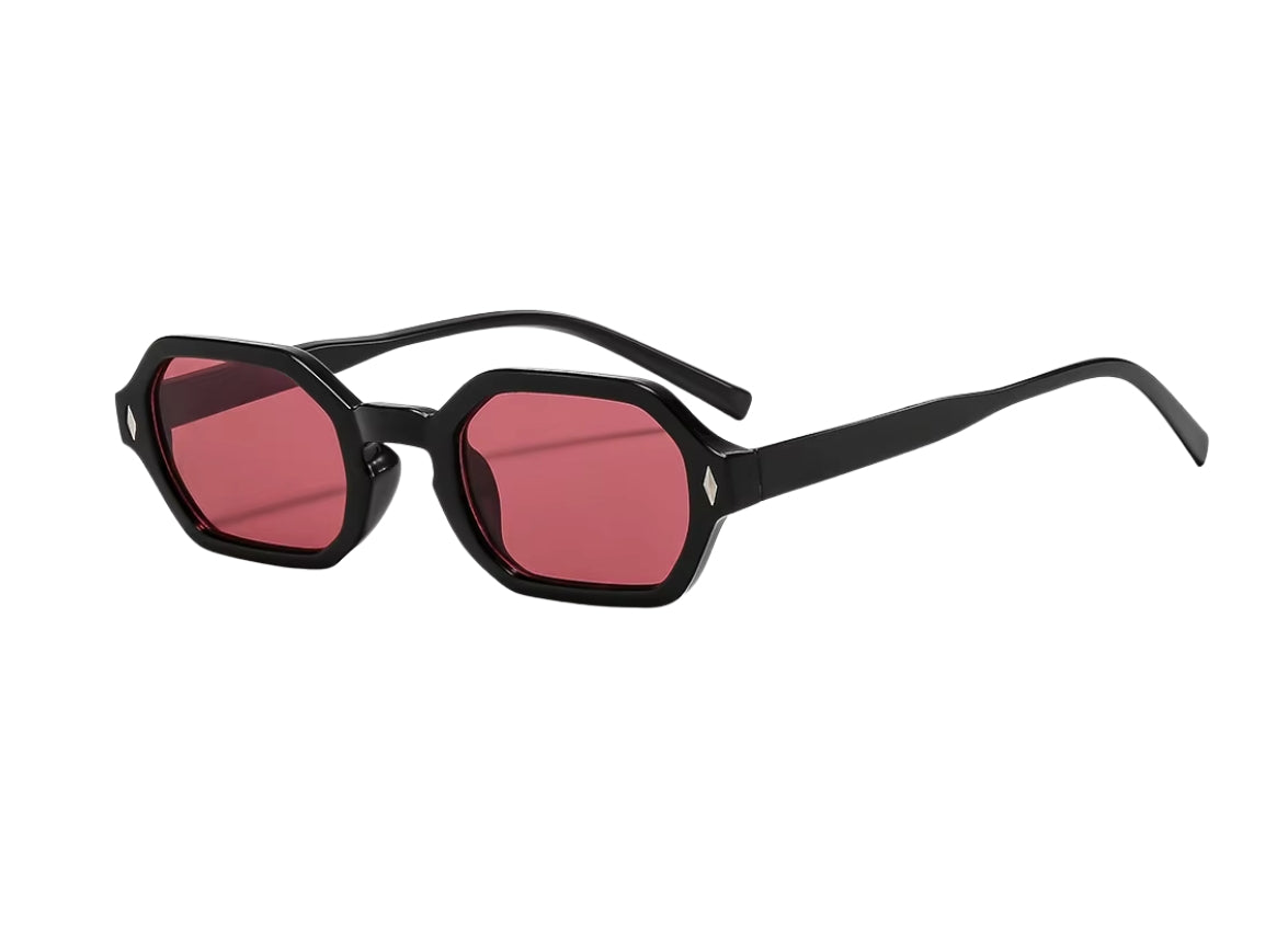Trace - Black Frame - Pink Lens