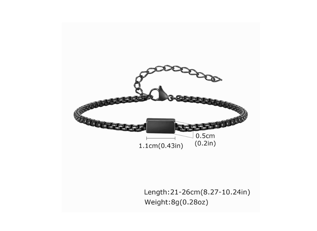 Zeon - Carbon Black Bracelet