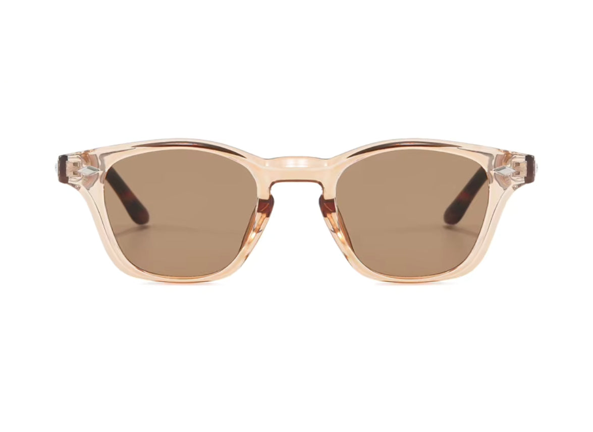 SOLIS - Crystal Champagne Frame - Brown Lens