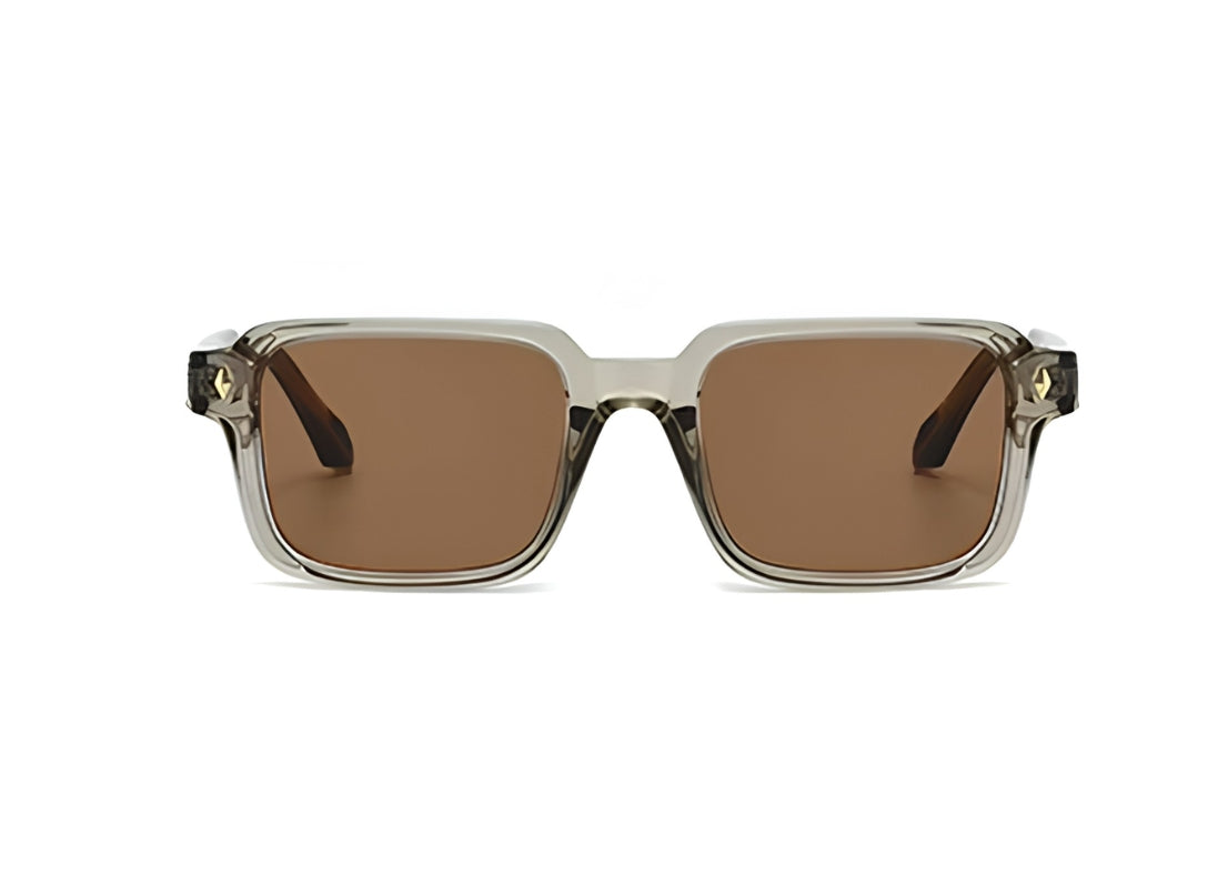 Sigma - Crystal Champagne Frame - Tiger Print Arm