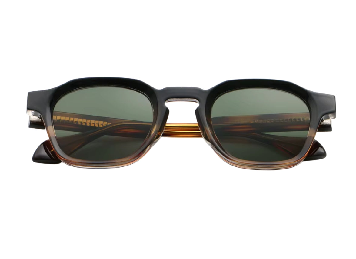 Surun - Tiger Pattern Frame - Green Lens