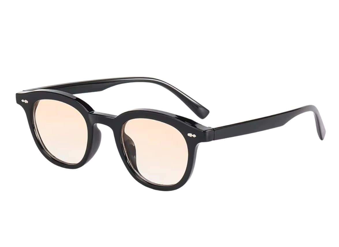 Noir - Black Frame - Orange Lens
