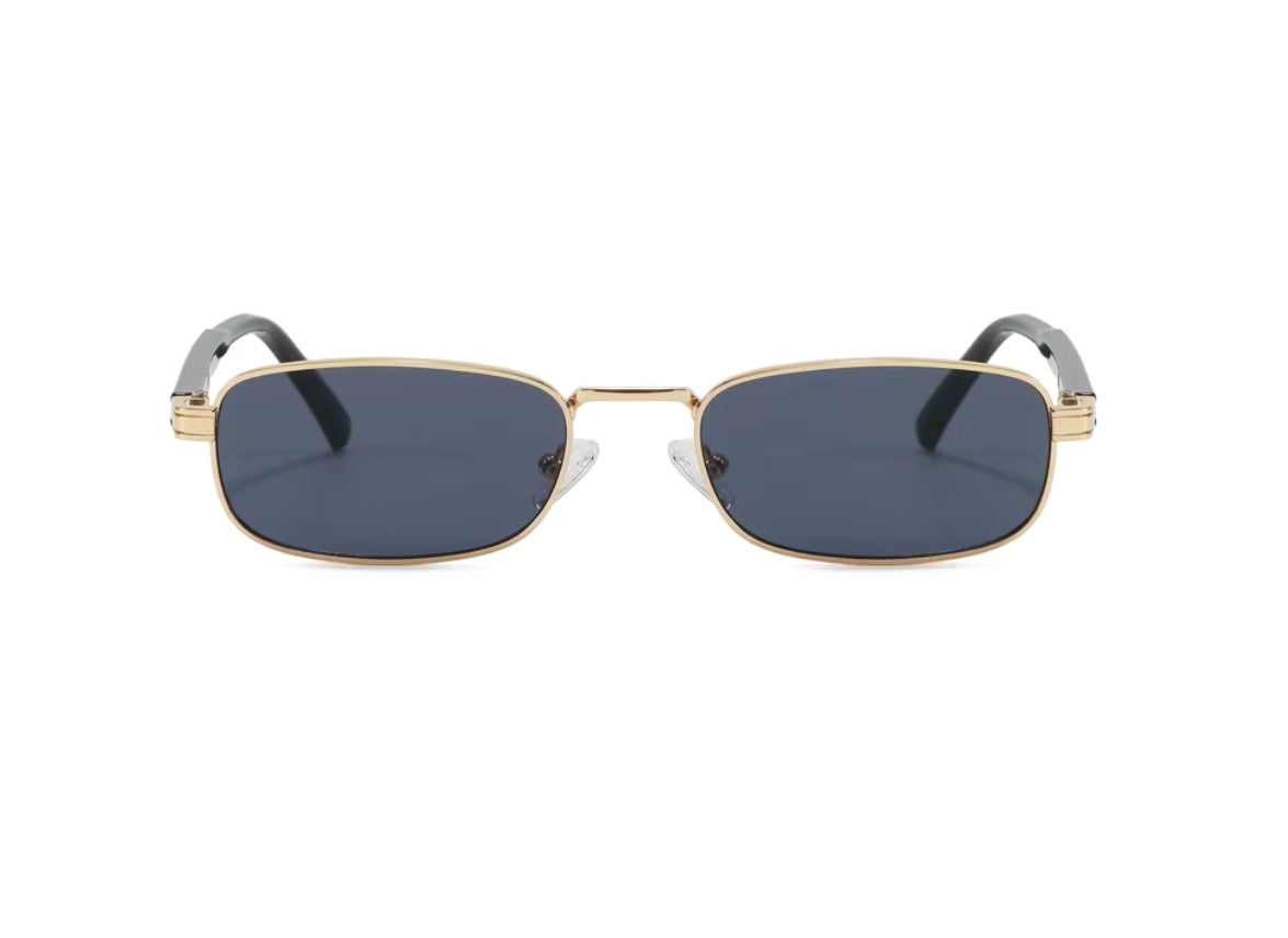 Gazal - Gold Frame - Black Lenses