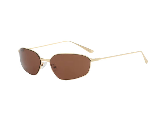 NEO - Gold Frame - Brown Lens