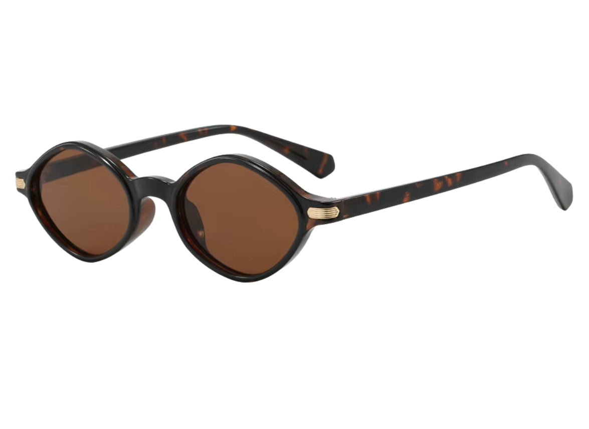 Virgo - Tiger Pattern Frame - Brown Lens