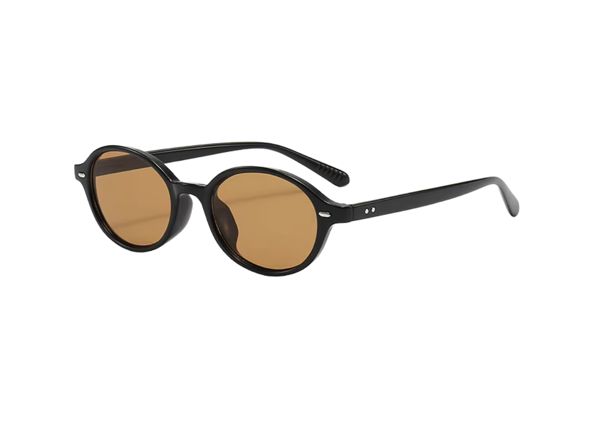 NOVA - Black Frame - Brown Lens
