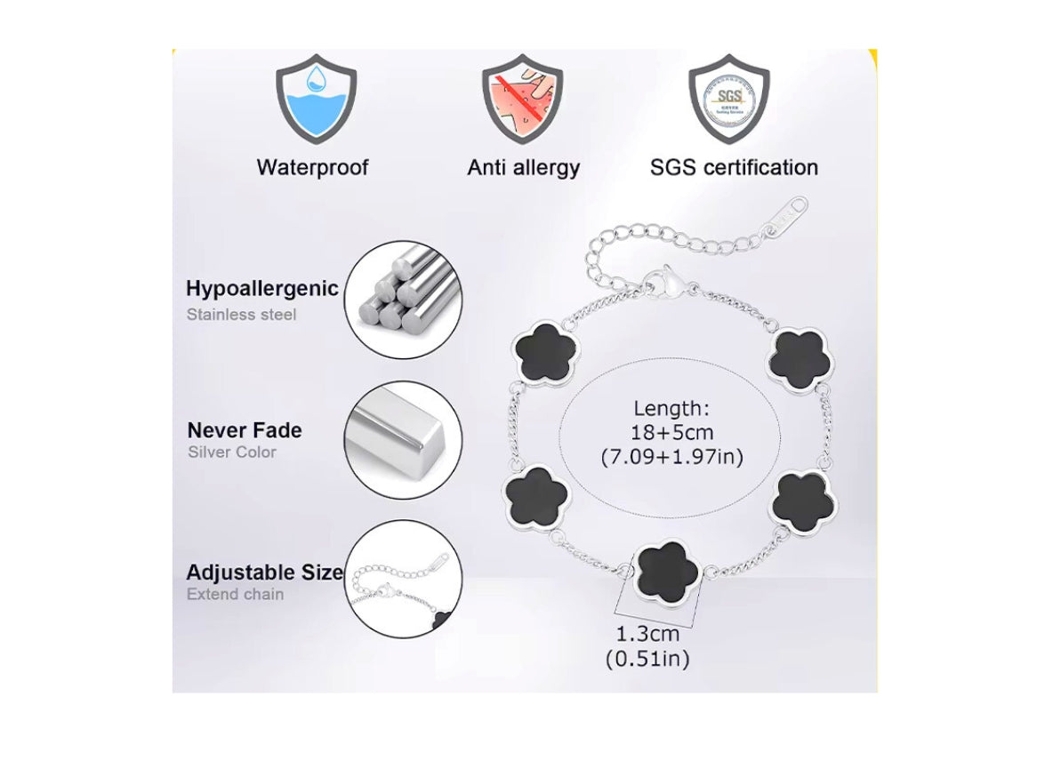 Swag Talk - Silver Bracelet