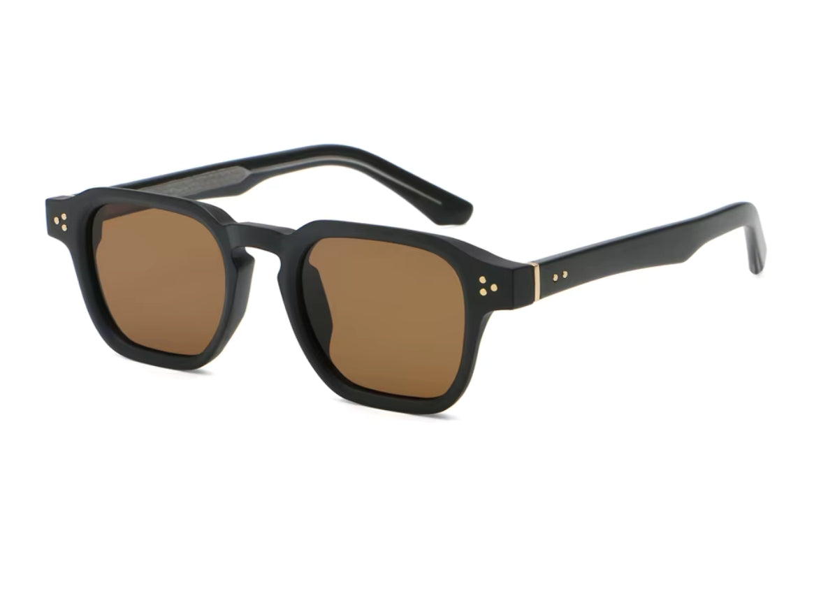 Vamos - Black Matte - Brown Lens