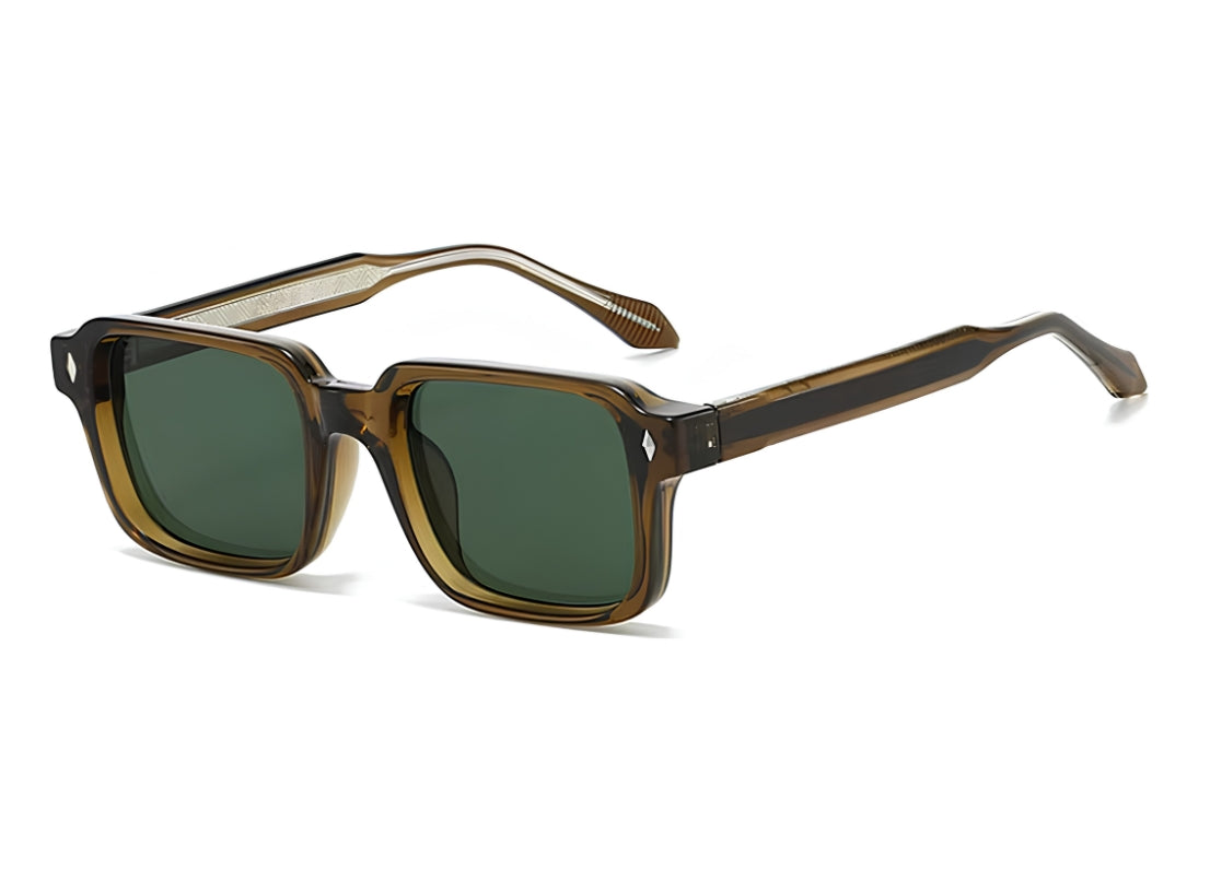 Sigma - Crystal Olive Frame - Green Lens