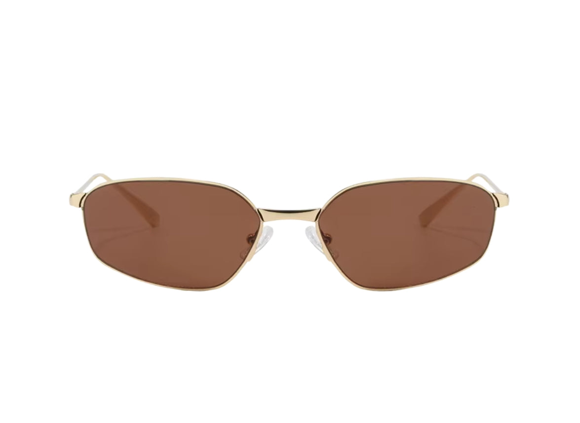 NEO - Gold Frame - Brown Lens