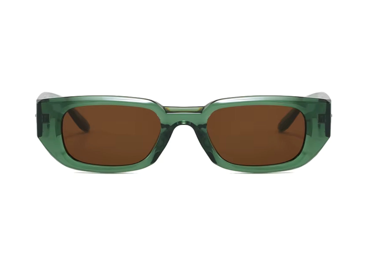 SAMBA - Crystal Green Frame - Brown Lens