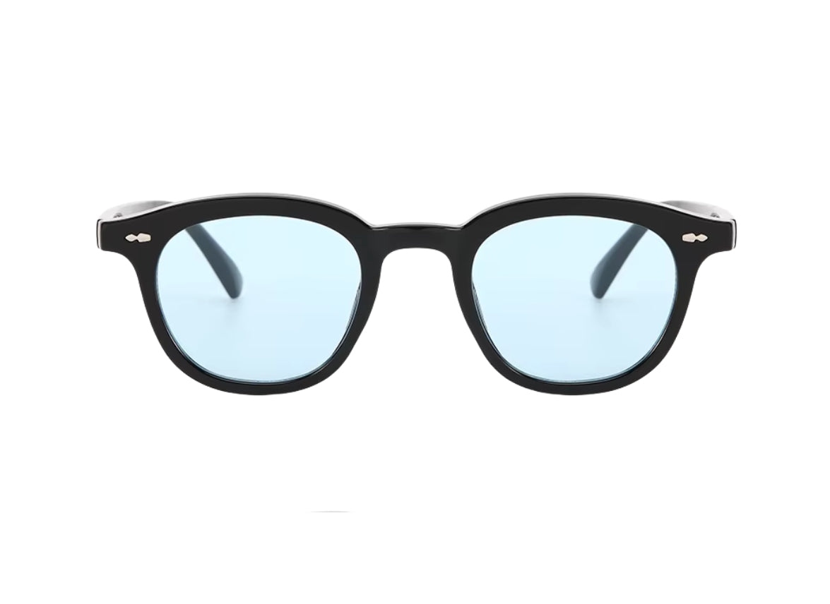 Noir - Black Frame - Blue Lens