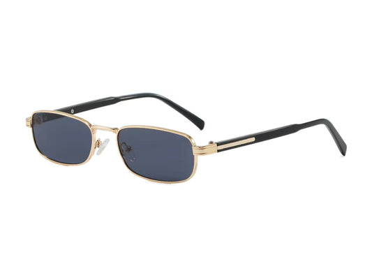 Gazal - Gold Frame - Black Lenses