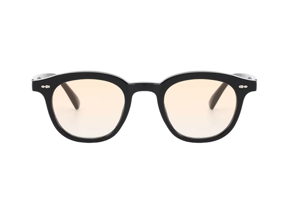 Noir - Black Frame - Orange Lens