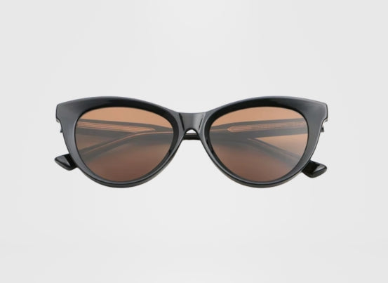 Diva Black Frame - Brown Lens