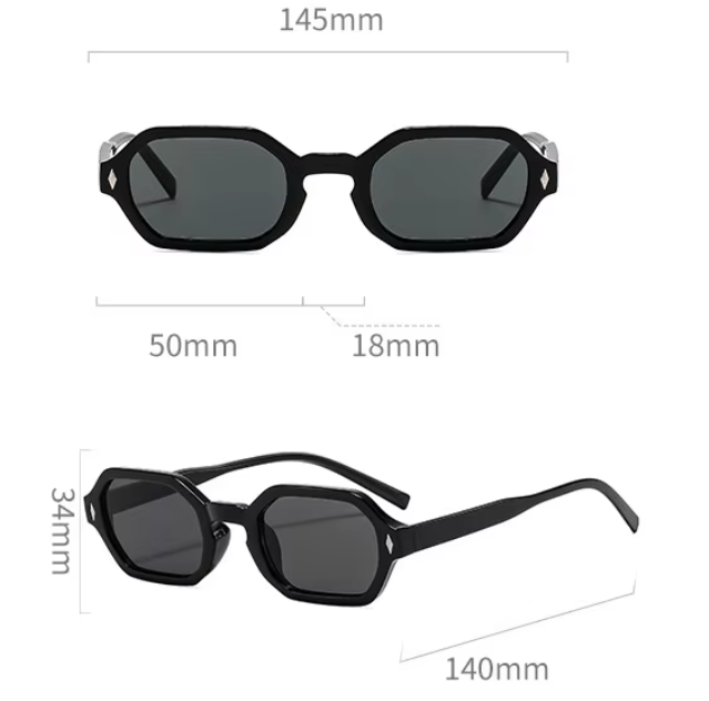 Trace - Tiger Print Frame - Champagne Lens