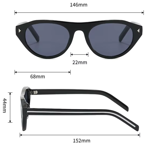 NUKA - Crystal Olive Frame - Rose Gold Lens