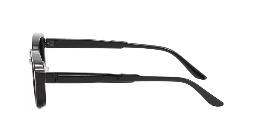 Azure- Black Frame - Creme Lens