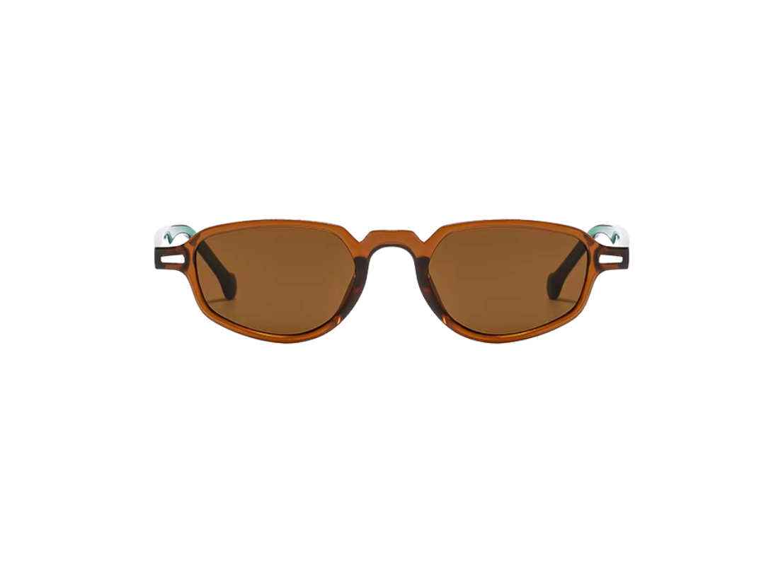 STARLIGHT - Brown Frame - Brown Lens - Green Arm
