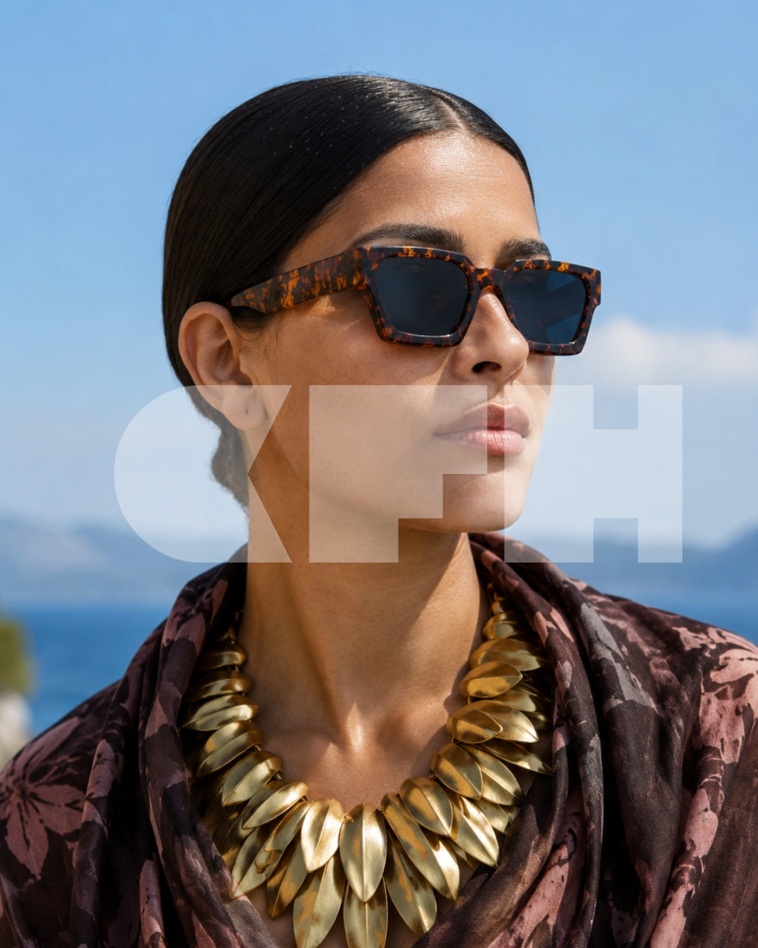 Twixit - Tiger Pattern Frame - Dark Grey Lens