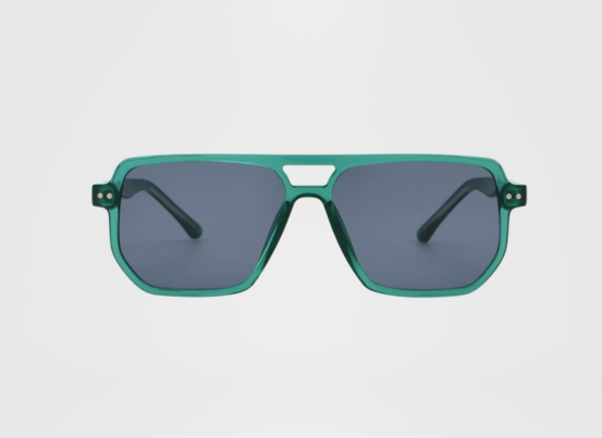 The Skyline - Crystal Turquoise Frame - Dark Grey Lens - 2025