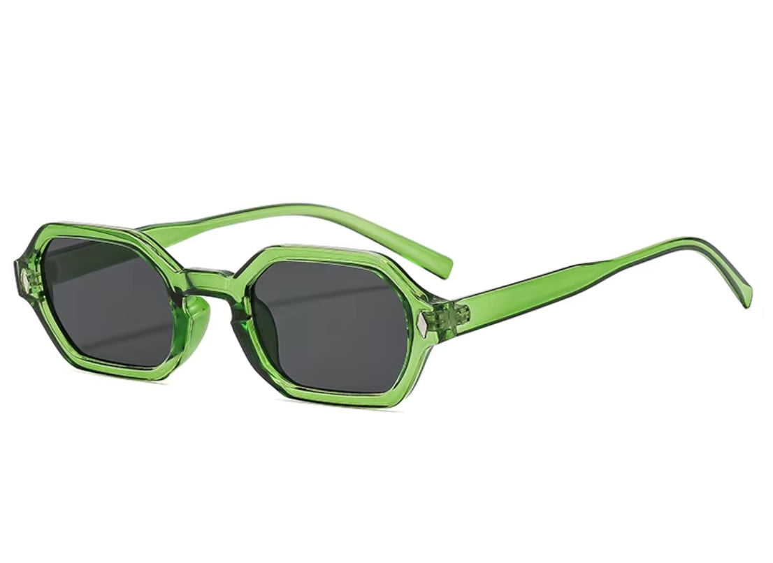 Trace - Crystal Green Frame - Dark Grey Lens