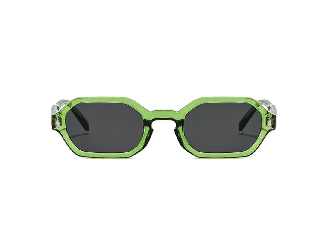 Trace - Crystal Green Frame - Dark Grey Lens