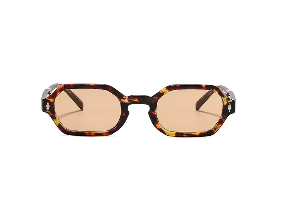 Trace - Tiger Print Frame - Champagne Lens
