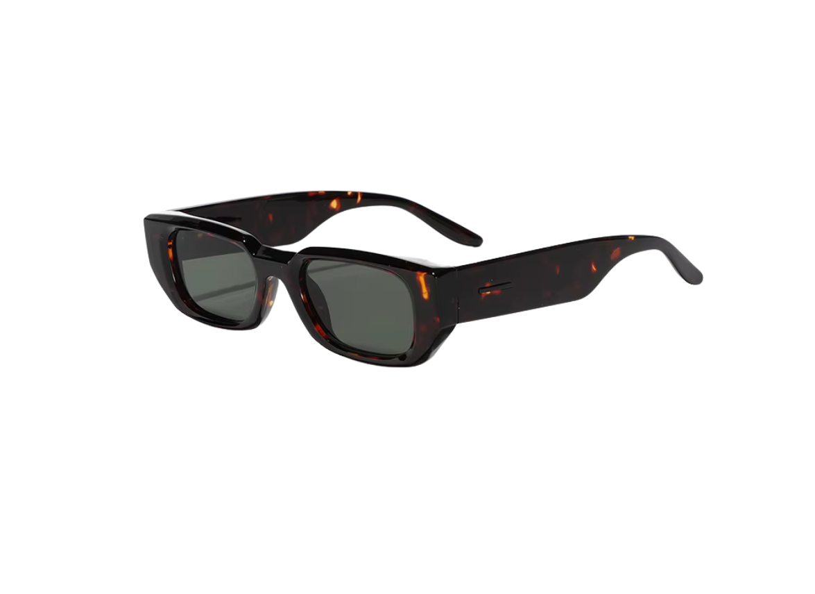 Twirl - Tiger Print Frame - Dark Grey Lens