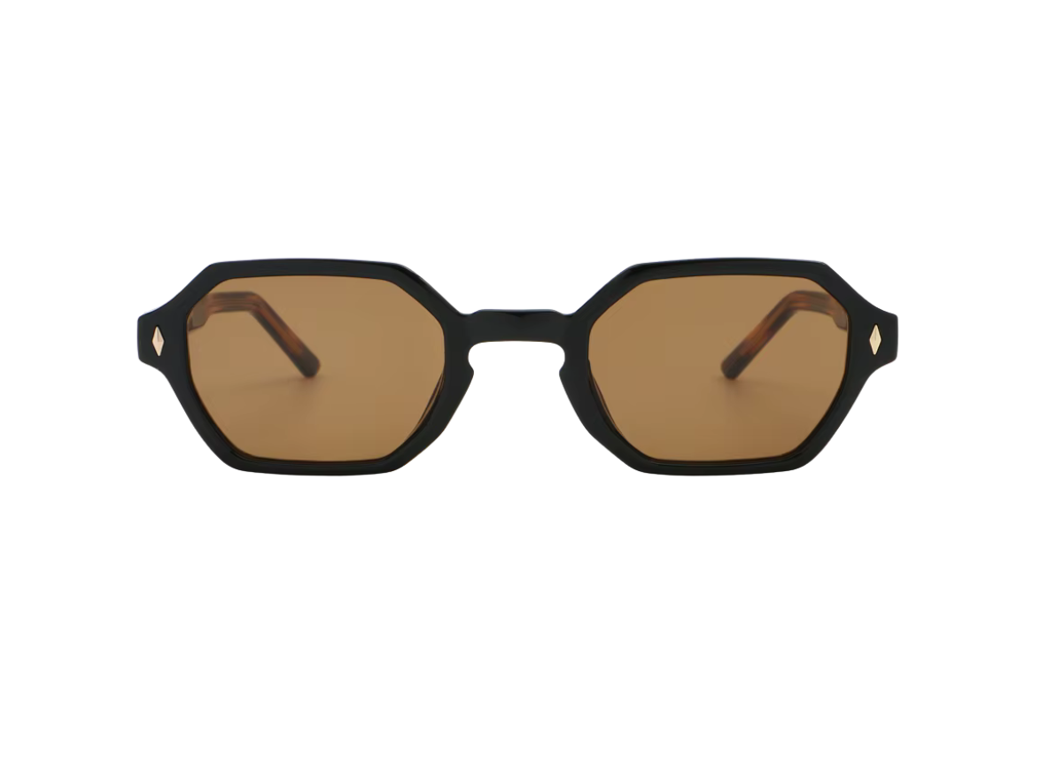 Vanguard Black Frame - Brown Lens - Tiger Pattern Arm