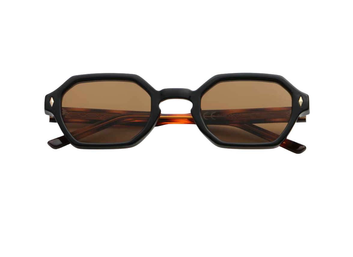 Vanguard Black Frame - Brown Lens - Tiger Pattern Arm